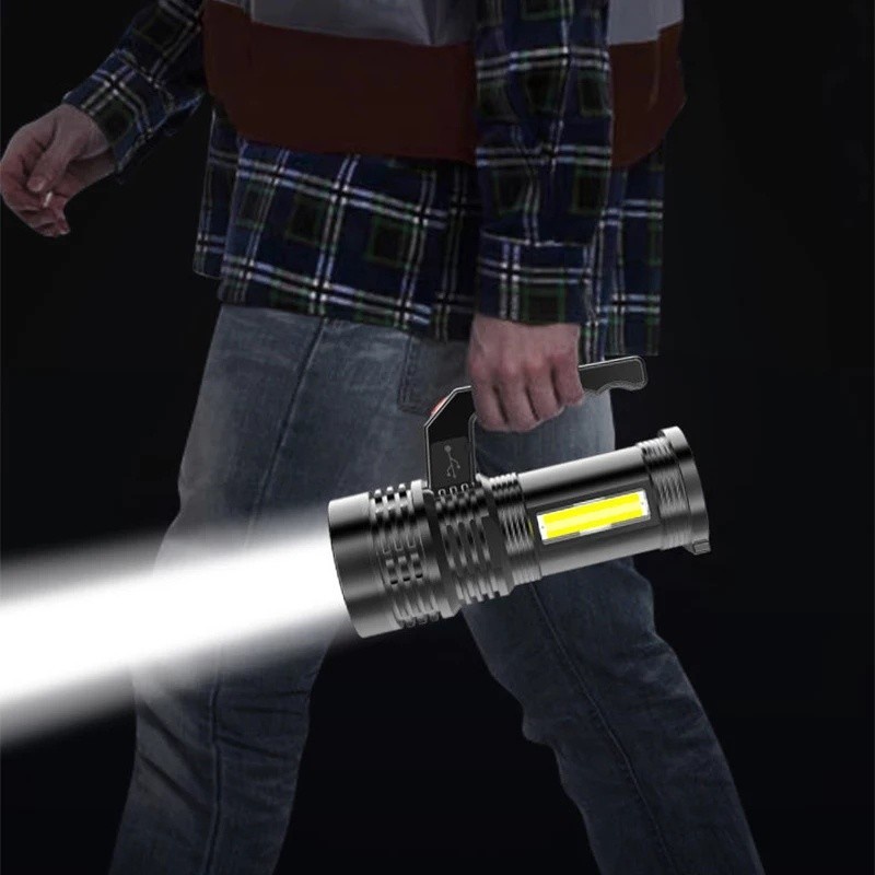 SENTER LED GAGANG 45W + 20W / SENTER LED CAS CHARGEABLE | cunvalla
