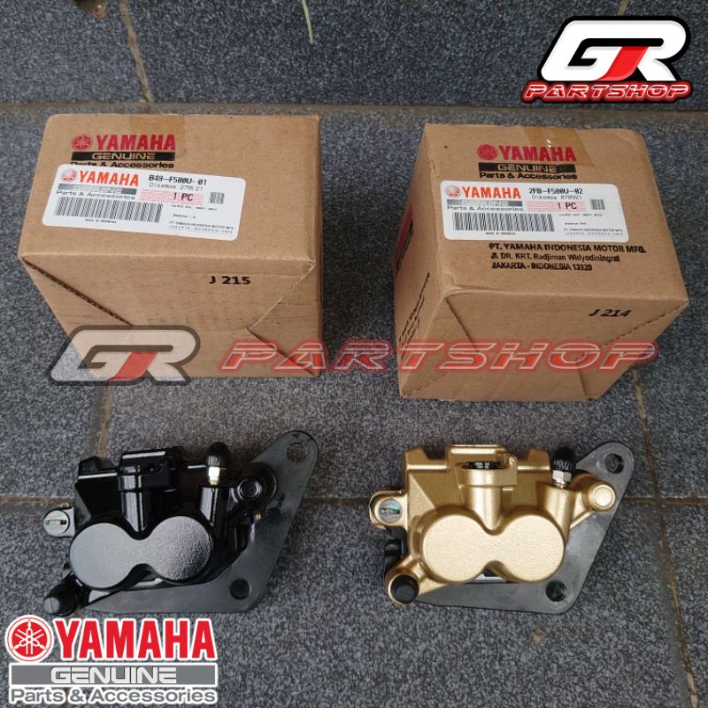 kaliper assy r15 v2 pnp mio smile soul fino f1zr jupiter z vega r nmax old new aerox old new vixion old new xabre jupiter mx original yamaha fizr fiz f1z r caliper rem gold emas black hitam depan belakang kepala pala babi ori ygp