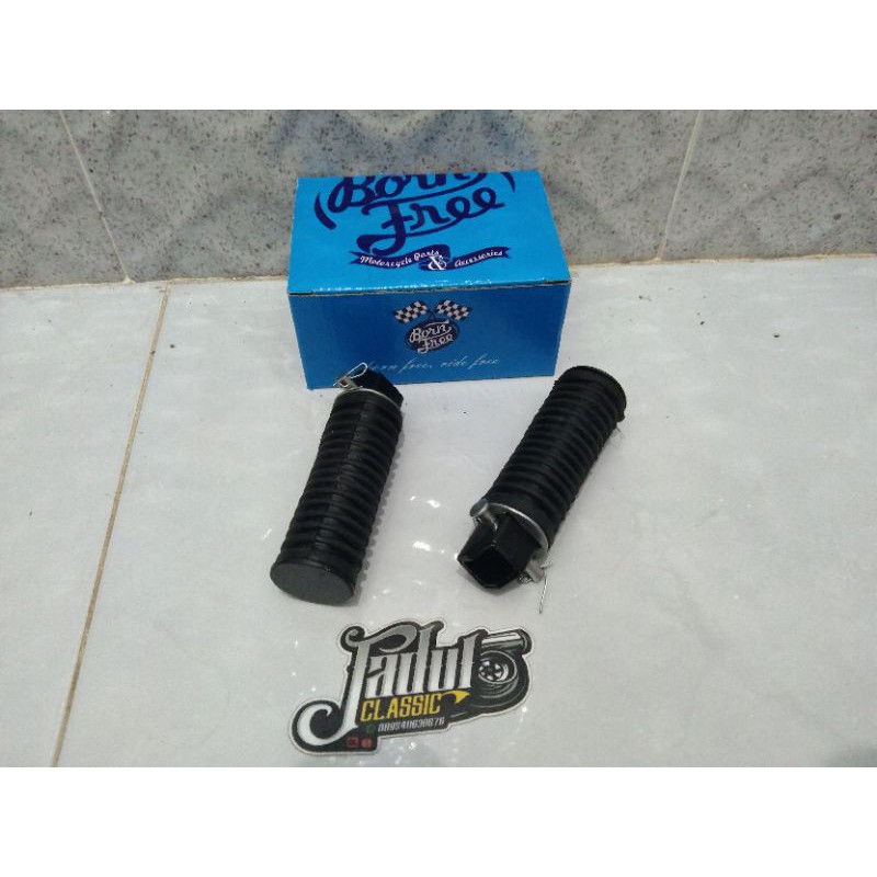 Karet pedal postep belakang Honda GL 100 supercup c80 c800 C70 CB100 CB125 star prima win 100