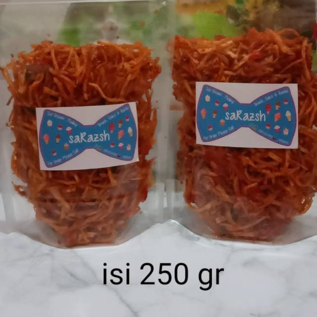 

Kerintang Teri Medan 250gr (Pedas Gurih)