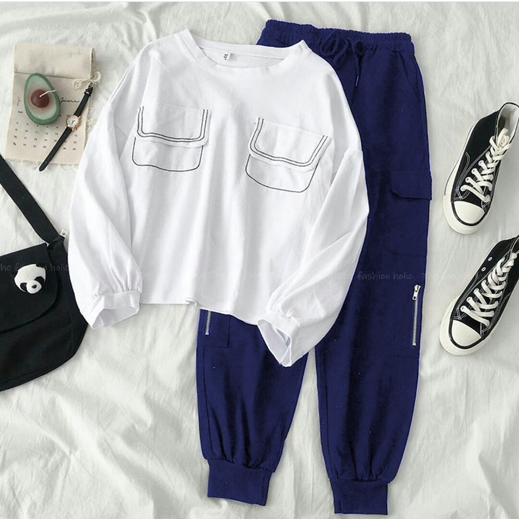 COD set Jogger / setelan wanita