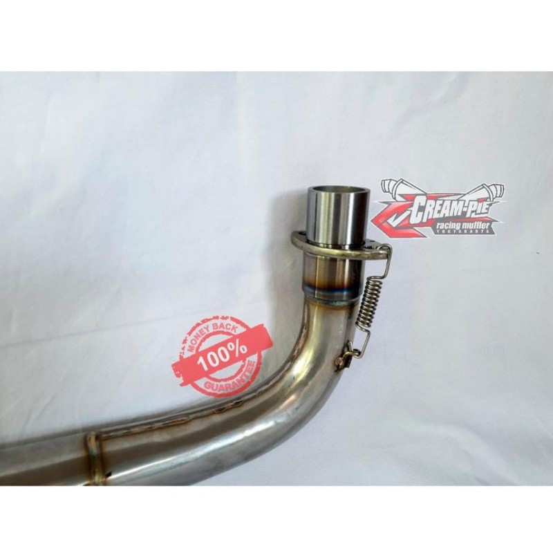 Knalpot Creampie FIZ R UNDERBONE STAINLESS