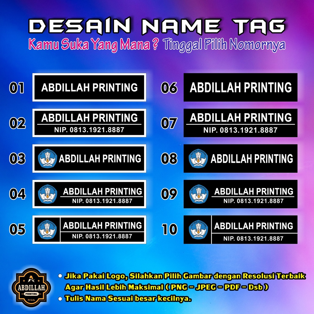 

Name Tag Resin | Papan Nama | Nama Dada | Lapis Resin