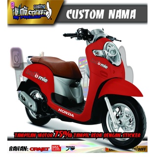 Jual STICKER CUSTOM MOTOR. INDIHOME.INDOMIE print cut | Shopee Indonesia