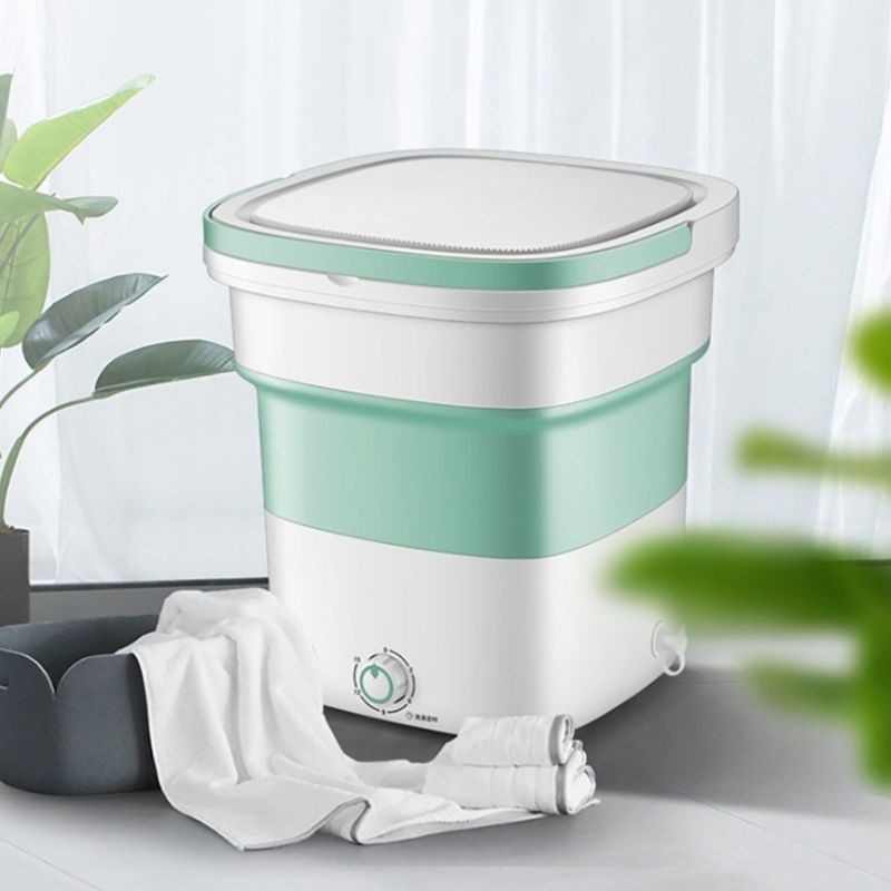 Retaily HL0356 Mesin Cuci Portable Mesin Cuci Lipat Serbaguna Mini Folding Washing Machine Kapasitas 3 Kg