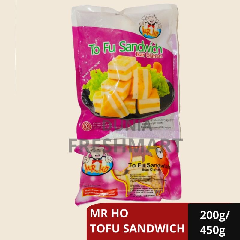 

Mr Ho Tofu Sandwich Seafood Tofu 200gram/450gram
