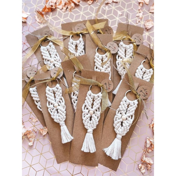 [SOUVENIR MURAH] Keychain Macrame