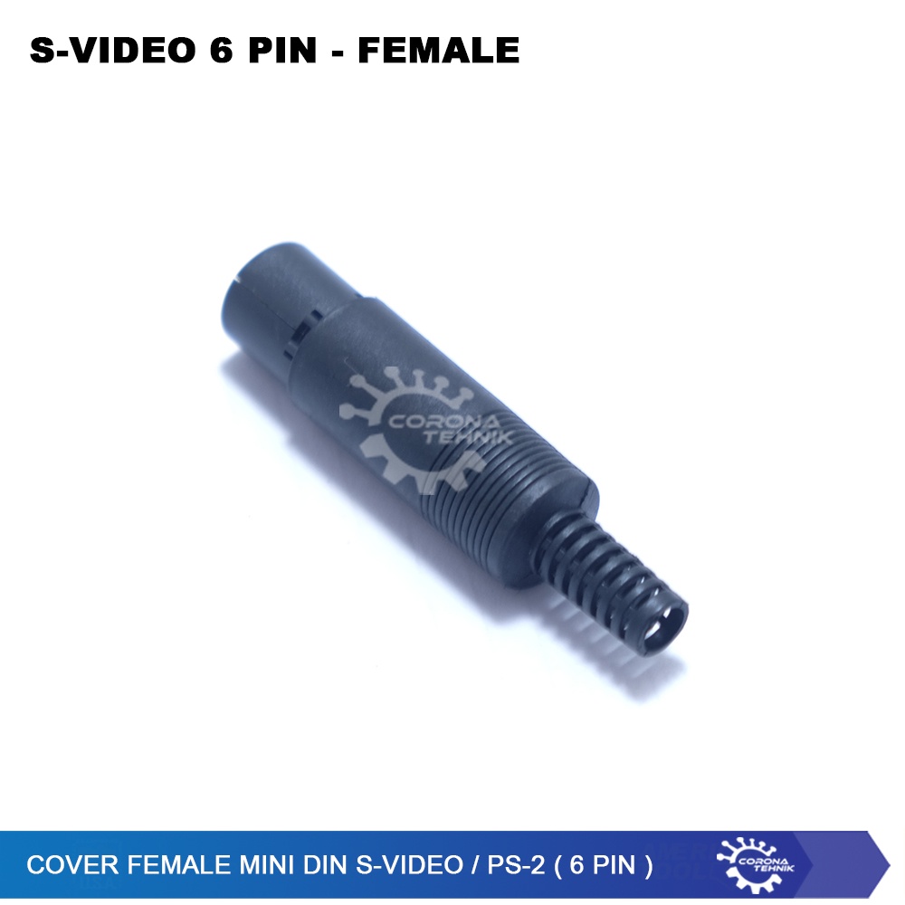 Din S-Video / PS-2 ( 6 Pin ) - Cover Female Mini