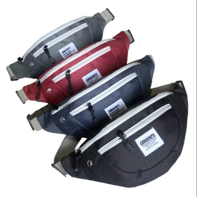 Tas pinggang pria / tas pinggang waterproof murah