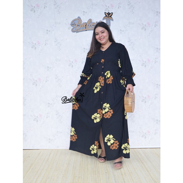 Balicihui Long Dress Nicole Long Dress Big Size Plus Size Jumbo Busui Friendly