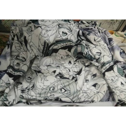 Outerwear Pria Jaket Ahegao Echii H [ Jaket Full Print Anime ] - XS
