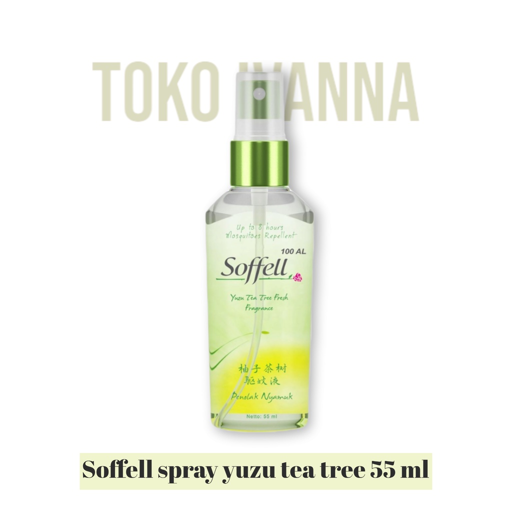 Soffell Spray Yuzu Tea Tree Fresh Fragarance 55mL