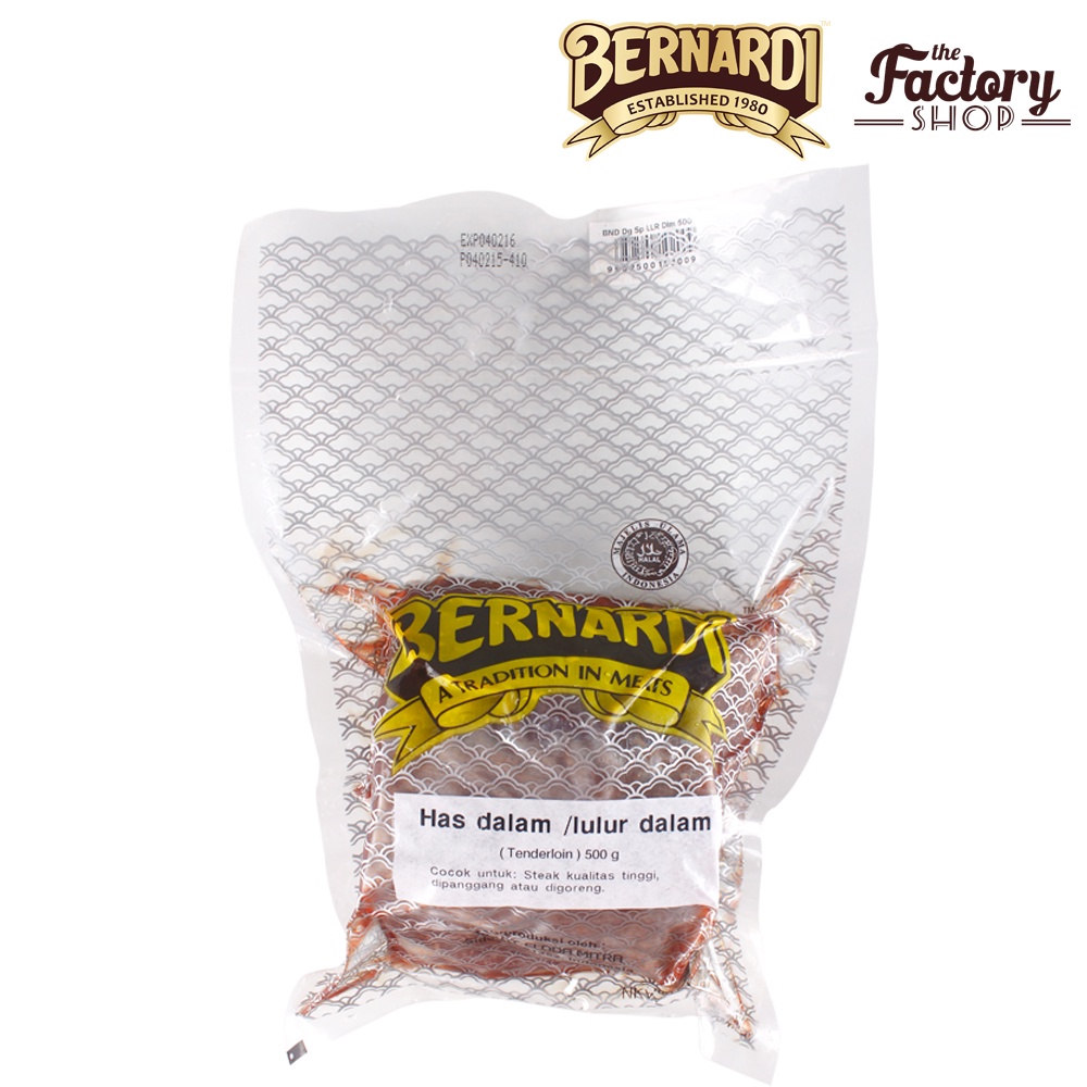 

BERNARDI HAS DALAM (TENDERLOIN) 500G (9952500102)