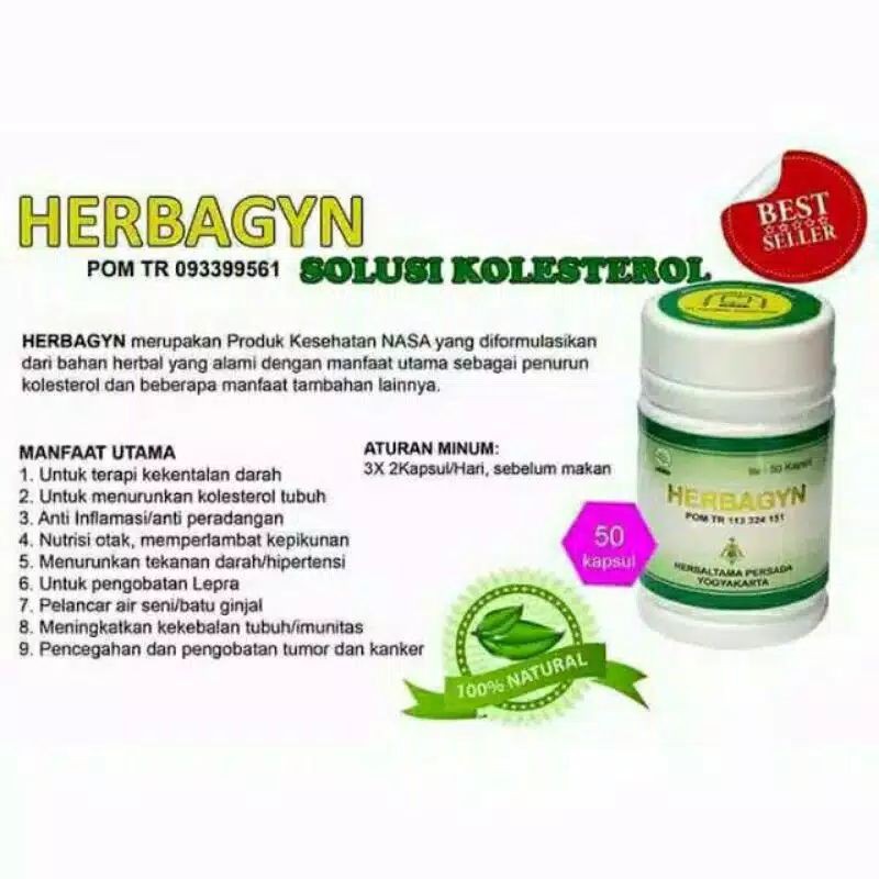 OBAT KOLESTEROL ASAM URAT AMPUH - HERBAGIN NASA - OBAT DARAH TINGGI - OBAT DARAH TINGGI AMPUH