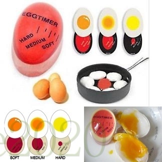 [house2020]Egg Timer Resin Color Changing Egg Clock Kitchen Scaled Boiled Timer Tool Cooking Supplies