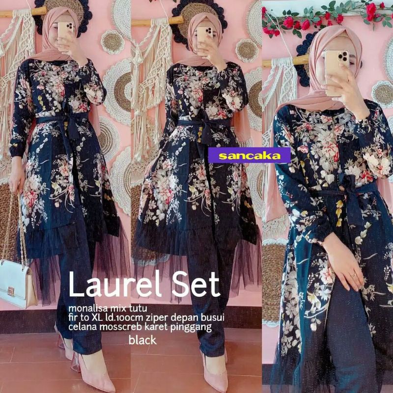 Setelan Gamis Tutu Monalisa