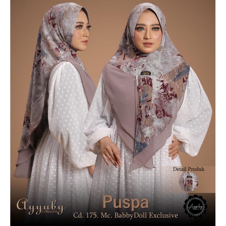 Hijab khimar ceruty puspa ori ayyuby jilbab ayyuby