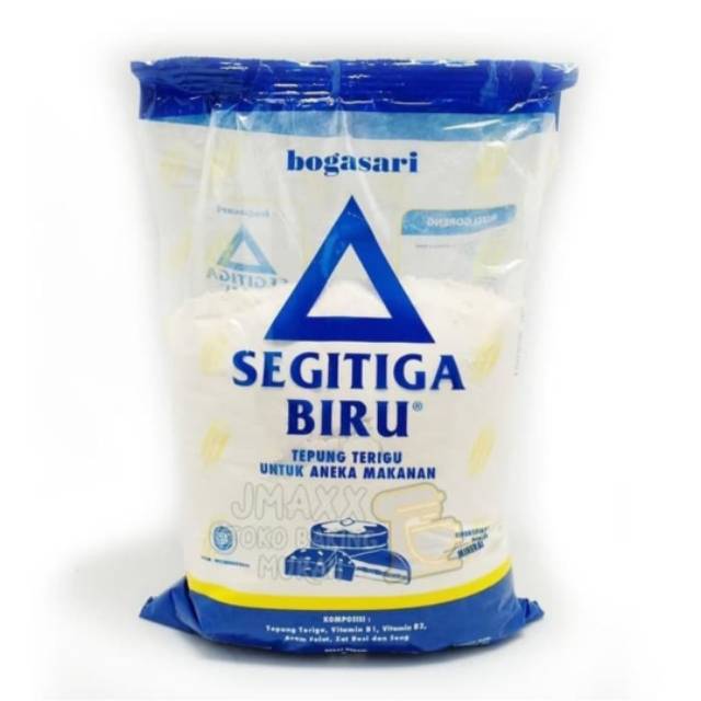 

Tepung terigu segitiga biru 1 kg, sayur medan