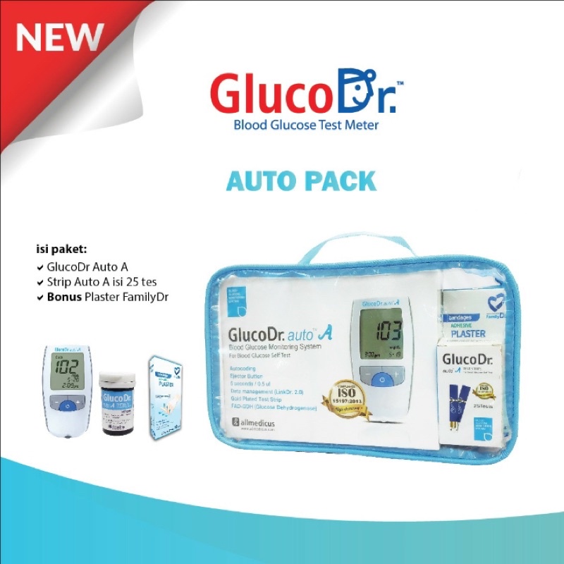 alat cek gula darah gluco Dr auto