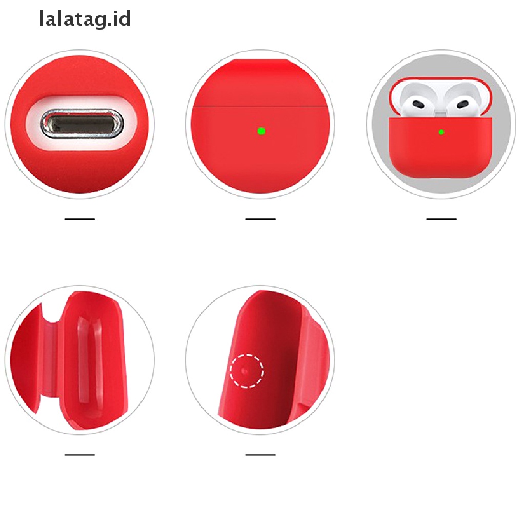 (Flyag) Casing Silikon Pelindung Apple Airpods 3 Wireless Bluetooth (ID)