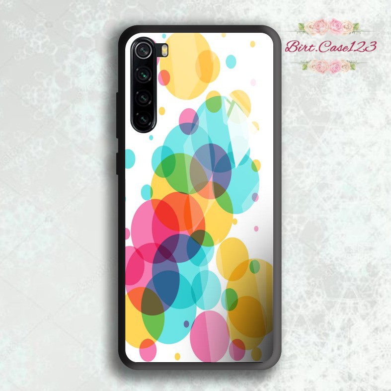 back case glass POLKADOT Realme C1 C2 C3 U1 2 2 Pro 3 Pro 5 5i 5s Pro 6 Pro X Xt C11 C15 C12 BC1649