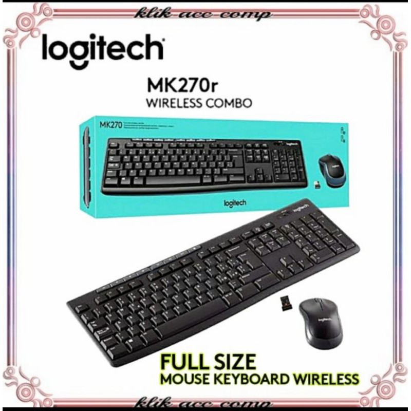 Keyboard Mouse Combo Logitech MK270R