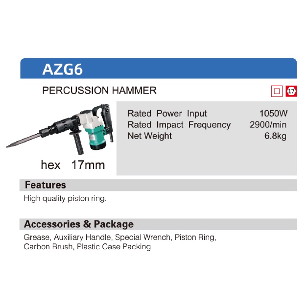 AZG6 - DCA Percussion Hammer