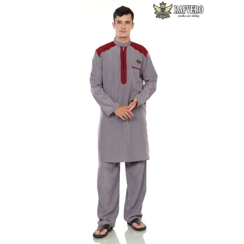 Baju Muslim Pria - Setelan Pakistan Rafvero - Baju muslim koko Rafvero - Pakistan Rafvero Original