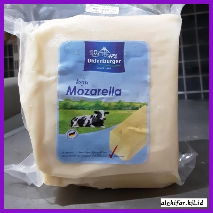 

Ujekujek- Olderburger Keju Mozarella 1Kg Ngaret -Original.