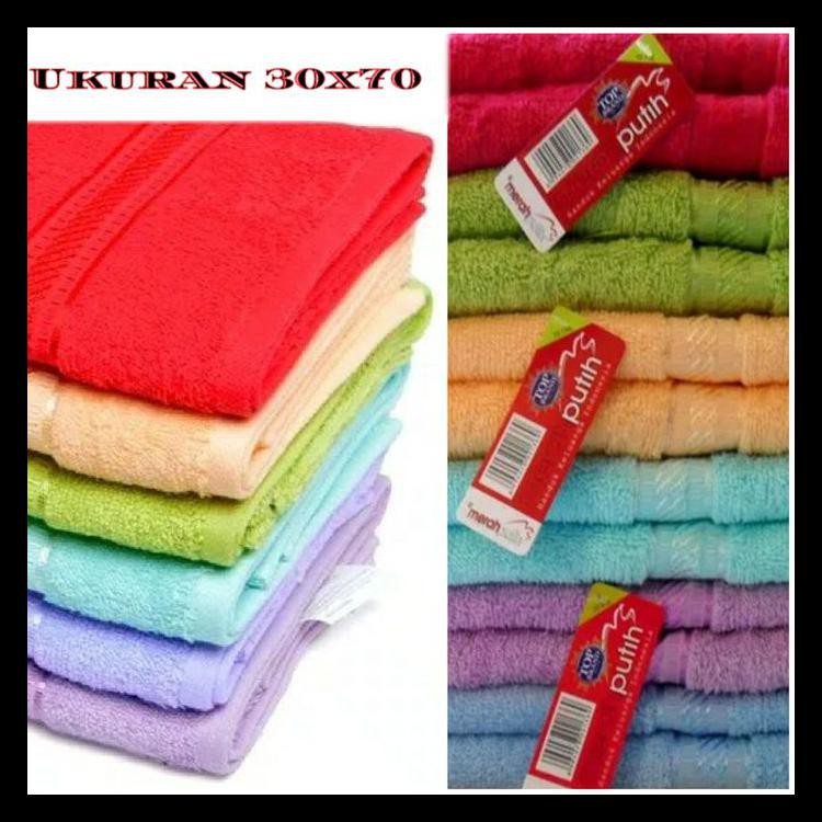 Handuk Merah Putih - Handuk Salon - Handuk Olahraga - Handuk Muka