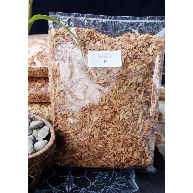 

Bawang Goreng Brebes Grade D 500 Gram