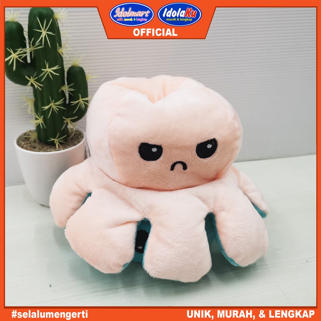 IDOLAKU Boneka Gurita bolak balik Octopus Doll cumi cumi TIKTOK