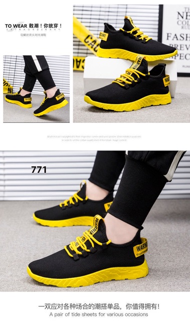 Sepatu Sneakers Sport Pria   771