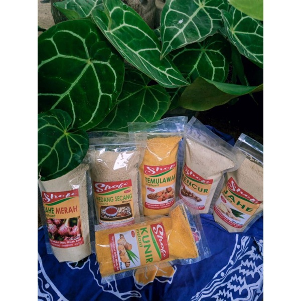 Shofi - jamu sebuk instan Shofi - Jamu serbuk instan - netto 200gram : Jahe Emprit, Wedang Secang, J