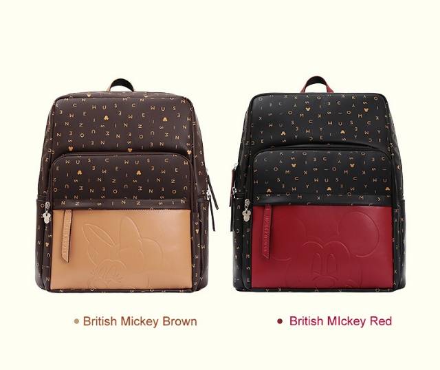 Tas Ransel Asi  Mummy Mommy Baby Diaper DISNEY Bag Bayi Waterproof Multifungsi BRITISH SERIES ORI