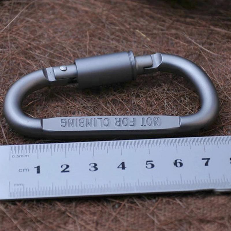 Carabiner Travel Survival Kit - Set of 6pcs - Karabiner Untuk Gantungan dan Kegiatan Outdoor