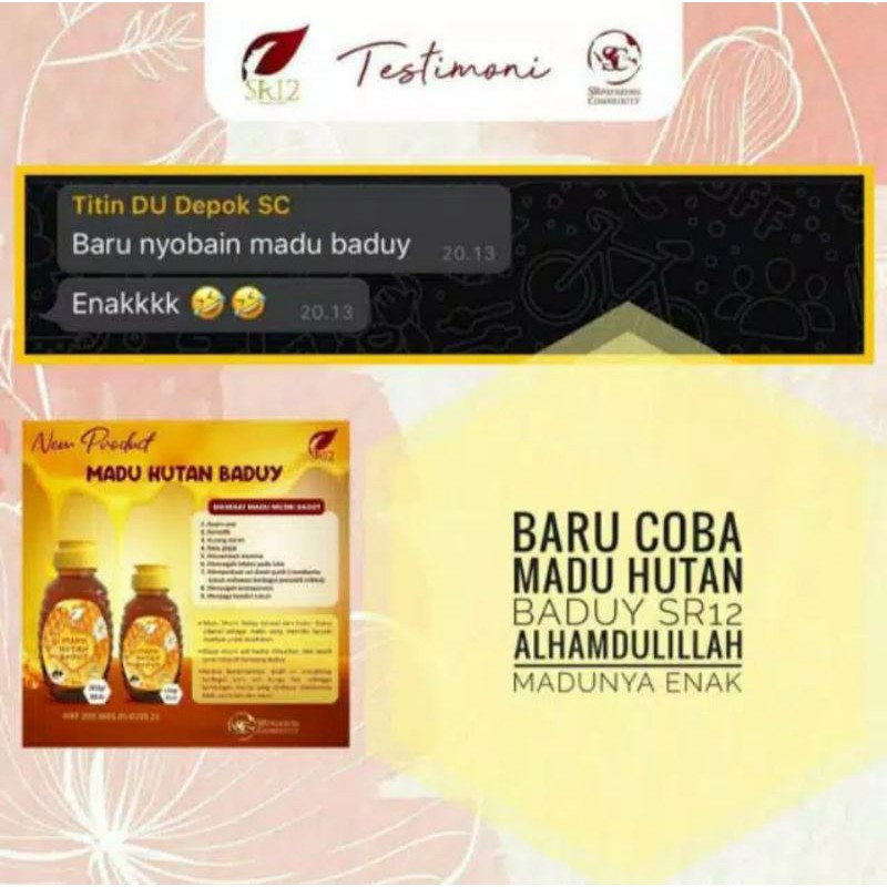 

Madu sr12 (madu hutan baduy)