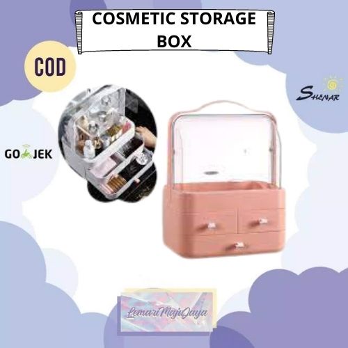 Cosmetic storage Make up Box / Kosmetik storage Tempat Penyimpanan Kosmetik / Kotak Make Up / Rak Ko