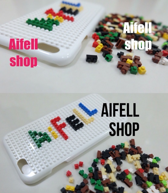 Hardcase Lego DIY beruang iphone 6 6s , Samsung S7 Edge warna warni