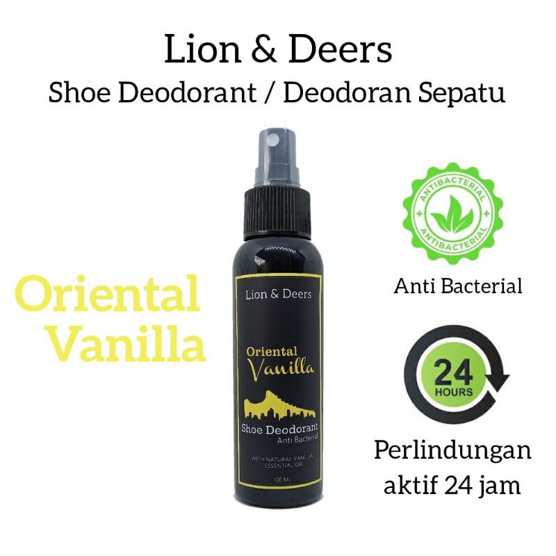 Parfum Sepatu / Deodorant Sepatu / Oriental Vanilla / Spray 100 ml/Anti Bakteri sepatu/sepatu parfum