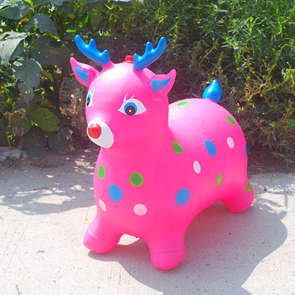 R-flower Mainan Jerapah Naik Kuda Bahan PVC Tebal Untuk Outdoor