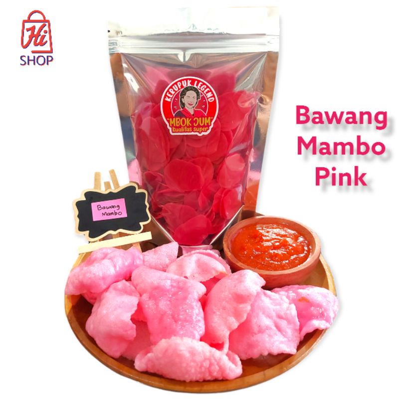 

Kerupuk Mentah Kerupuk Bawang Mambo Pink Krupuk Bawang Asli Kualitas Premium