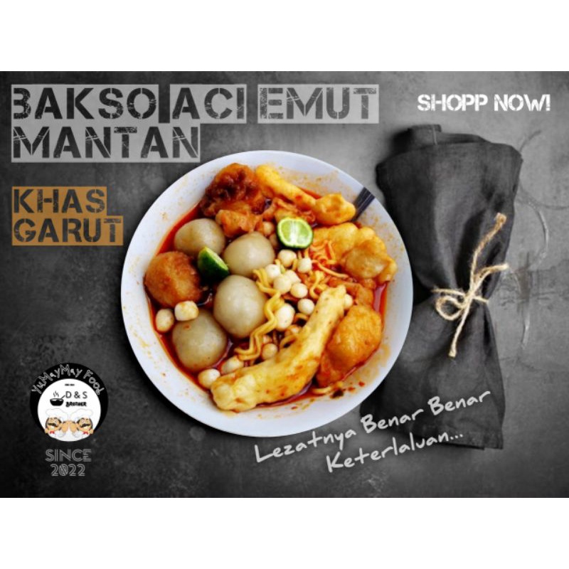 

Bakso Aci Emut Mantan Khas Garut