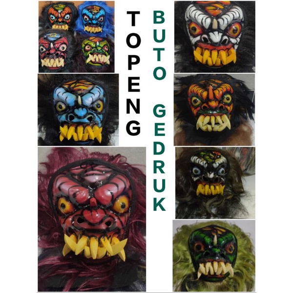 topeng Buto gedruk anak