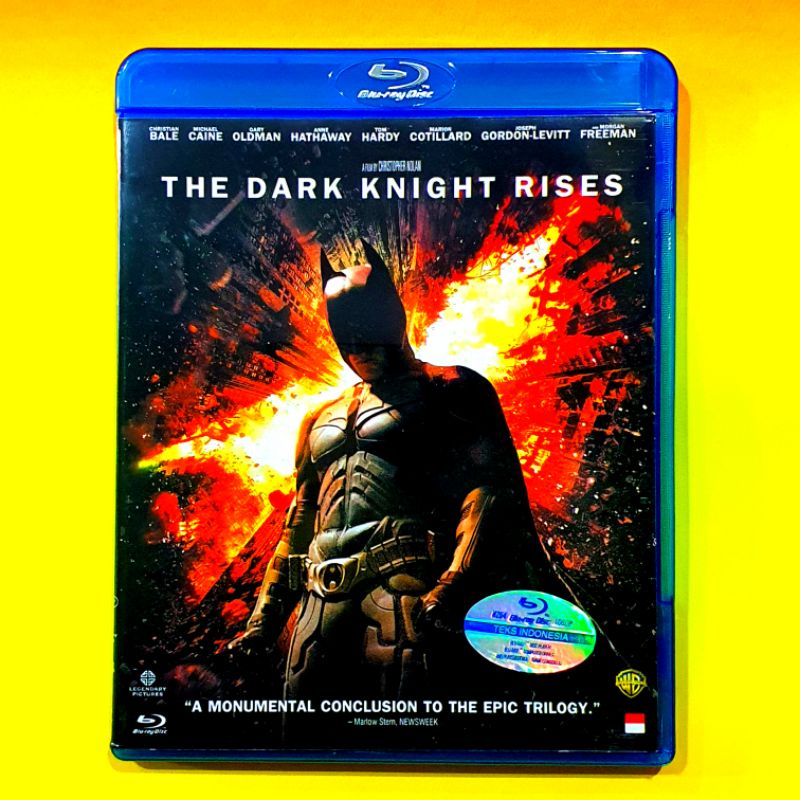 KASET BLU RAY FILM BATMAN THE DARK KNIGHT RISES TERBARU - FILM ACTION FANTASI SUPER HERO BOX OFFICE