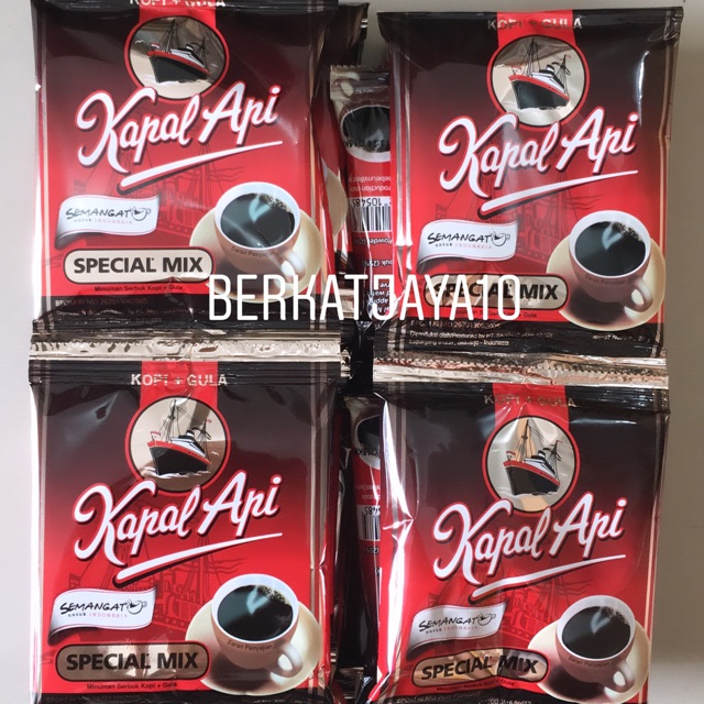 PAKET 2 RENCENG Kapal Api special mix kopi hitam gula