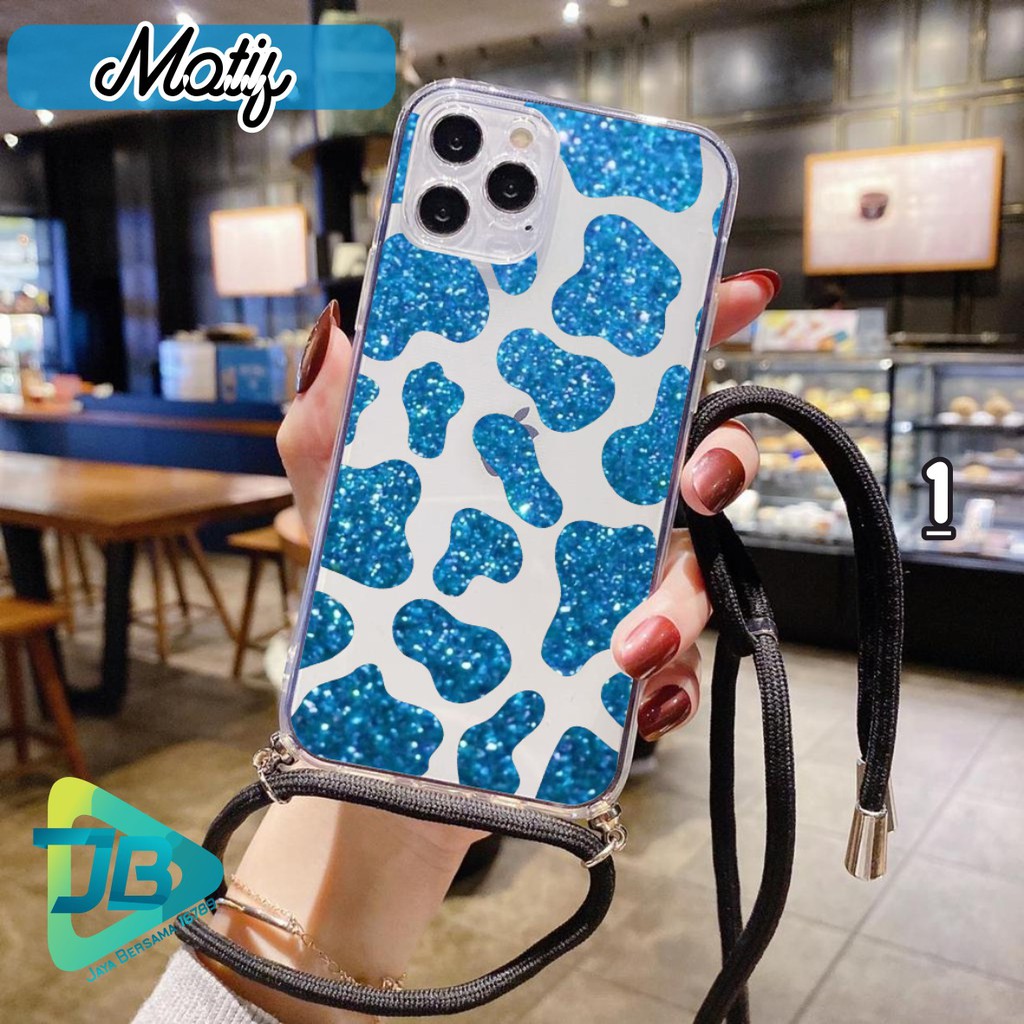 Softcase Slingcase Lanyard Bening MOTIF Samsung J2 J4 J4+ J6 J6+ J7 A7 2018 Core Pro Prime JB4001