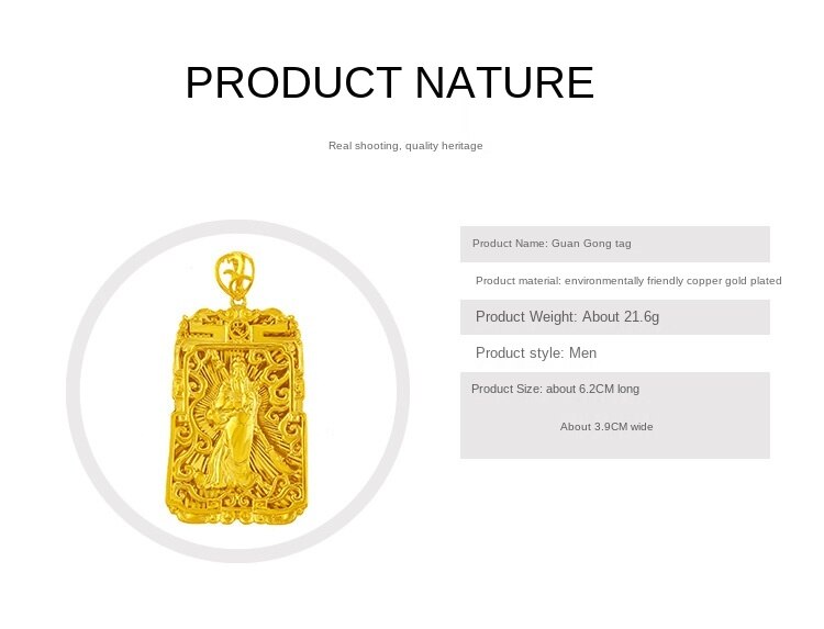 Goldkingdom Kalung Emas Asli Kadar 375 Liontin Tag Aduk Elektrik Untuk Pria