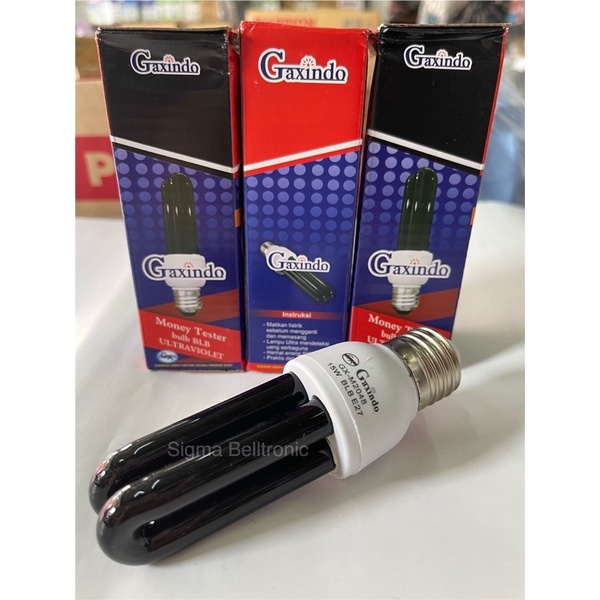 Lampu ultraviolet cek uang 15 watt Gaxindo