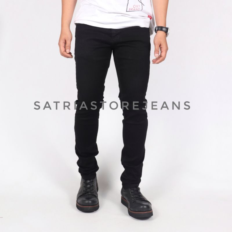 Celana jeans/Celana skinny/Celana panjang jeans skinny black